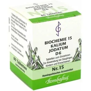 Bombastus Biochemie 15 Kalium jodatum D6 Tabletten