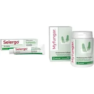 Selergo 1% + Myfungar Medizinisches Fußbad Granulat
