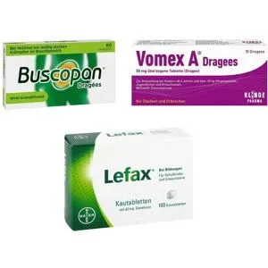 Magen-Darm-Set mit Lefax Kautabletten