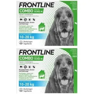 FRONTLINE COMBO Hund & Heim gegen Zecken Flöhe Larven 10-20 kg