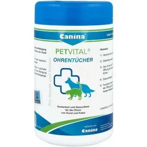 Petvital Feuchttücher für Ohren