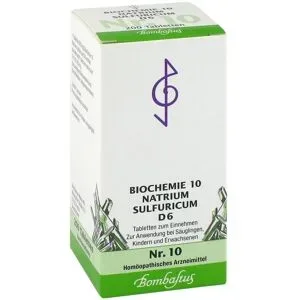 Biochemie 10 Natrium sulfuricum D6 Tabletten Bombastus