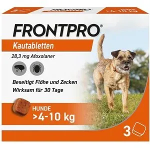 FRONTLINE FRONTPRO Kautabletten für Hunde 4-10 kg