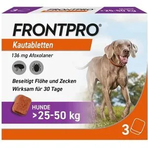 FRONTLINE FRONTPRO Kautabletten für Hunde 25-50 kg