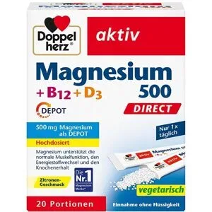Doppelherz Magnesium 500 + B12 + D3 DEPOT DIRECT