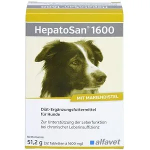 Hepatosan 1600 Ergänzungsfuttermittel für Hunde Tabletten