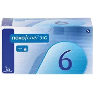 Novofine 6 Kanülen 0,25x6 mm 31 G