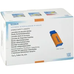 Vitrex Lanzetten 21 G 2,2 mm orange