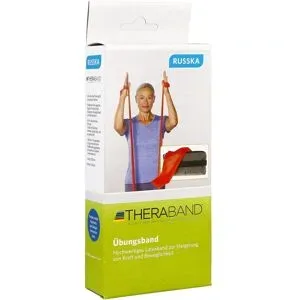 Thera Band Travel 2,5 m mittel stark rot