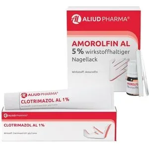 Amorolfin Al 5% Nagellack & Clotrimazol Al 1% Creme