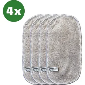 Nano Plus 4x Brillenputztücher - 10*20cm - Grau - Aus Nanofaser, stärker & effizienter als Mikrofaser