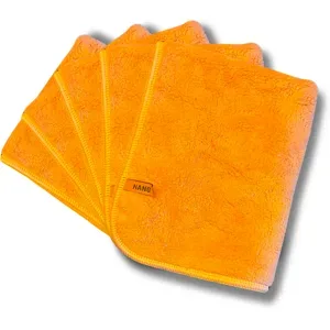 Nano Plus NanoPlus Premium Reinigungstuch Orange - Ultimative Reinigung mit Nanofasern (5 Stück) orange 5