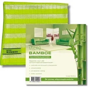 MICRO-BAMBOE MICRO-BAMBUS Reinigungstuch ? Nachhaltiges Tuch für Küche & Haushalt ? 1 Stück