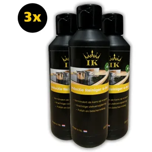 Induction Kings Induktionsreiniger 4-IN-1 ? Entfernt Flecken, schützt und verhindert Kratzer - 3 Stück  3
