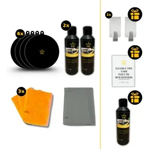 Induction Kings Induktions-Wartungspaket   Kompletter Schutz & Reinigung   4 Induktionsschutzfolien, 3 Induktionsreiniger, 1 Premium-Trockentuch & 3 Nanofaser-Reinigungstücher  2