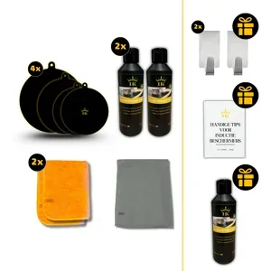Induction Kings Induktionspflegepaket   Kompletter Schutz & Reinigung   4 Induktionsschutzfolien, 3 Induktionsreiniger, 1 Premium Trockentuch & 2 Nanofaser-Reinigungstücher  2