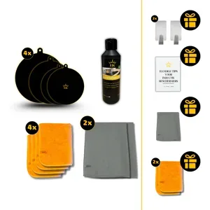 Induction Kings Induktion Wartungspaket   Umfassender Schutz & Reinigung   4 Induktionsschutzfolien, 1 Induktionsreiniger, 3 Premium-Trockentücher & 6 Nanofaser-Reinigungstücher  7