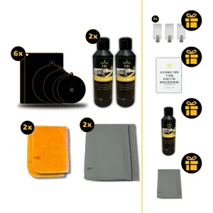 Induction Kings Induktions-Wartungspaket   Kompletter Schutz & Reinigung   6 Induktionsschutzfolien, 3 Induktionsreiniger, 3 Premium-Trockentücher & 2 Nanofaser-Reinigungstücher  5