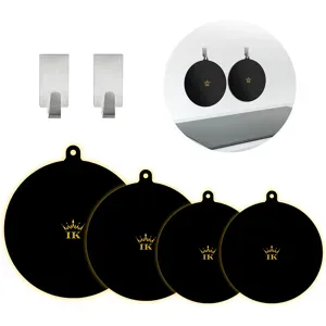 Induction Kings Induktionsschutzmatten ? 4 Matten + 2 kostenlose Aufhänger zwart 4