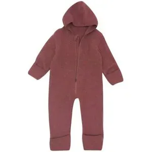 Höffner Merino Baby Overall  Wollfleece ¦ rot