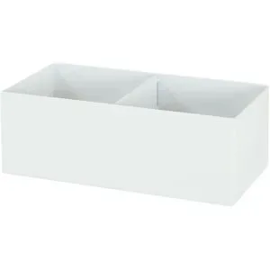 smart Metallbox  Up2U ¦ weiß ¦ Metall ¦ Maße (cm): B: 34 H: 12 T: 17.0