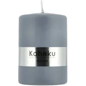 Höffner Zylinderkerze  Powder ¦ blau ¦ Maße (cm): H: 10  Ø: 6.8