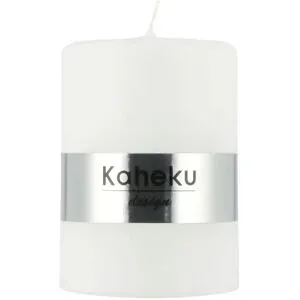 Höffner Zylinderkerze  Powder ¦ weiß ¦ Maße (cm): H: 10  Ø: 6.8
