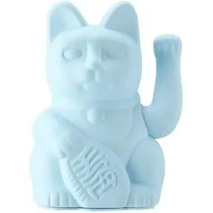DONKEY Winkekatze   ¦ blau ¦ Kunststoff ¦ Maße (cm): B: 8,5 H: 15
