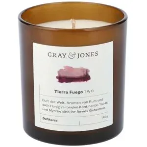 Gray & Jones Duftkerze  Tierra Fuego TWO ¦ Glas,Wachs ¦ Maße (cm): H: 7,5  Ø: 7