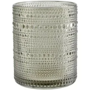 Höffner Windlicht   ¦ braun ¦ Glas ¦ Maße (cm): H: 12,6  Ø: 10.2