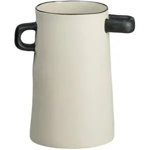 ASA SELECTION Vase Rayu   ¦ weiß ¦ Steingut ¦ Maße (cm): H: 21,5  Ø: 13.5