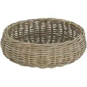 HOME STORY Rattankorb   ¦ braun ¦ Rattan ¦ Maße (cm): H: 15  Ø: 46