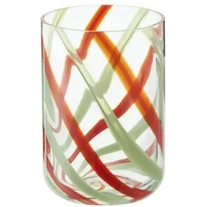 HOME STORY Vase   ¦ mehrfarbig ¦ Glas ¦ Maße (cm): H: 19  Ø: 13.5