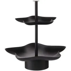 HOME STORY Etagere Stern   ¦ schwarz ¦ Metall ¦ Maße (cm): B: 28 H: 31