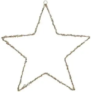 Höffner LED Stern   ¦ silber ¦ Eisen ¦ Maße (cm): H: 2,5  Ø: 51