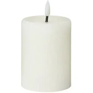 HOME STORY LED Kerze   ¦ weiß ¦ Paraffin,Kunststoff ¦ Maße (cm): H: 10  Ø: 7.5