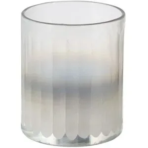 Höffner Windlicht   ¦ weiß ¦ Glas ¦ Maße (cm): H: 15,24  Ø: 12.7