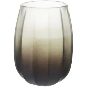 Höffner Kerze im Glas   ¦ grau ¦ Paraffin,Glas ¦ Maße (cm): H: 20,32  Ø: 16.51