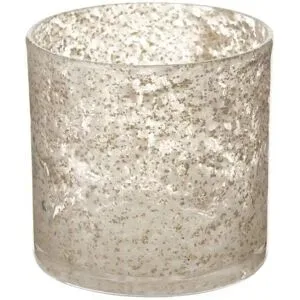 HOME STORY Teelichtglas   ¦ gold ¦ Glas ¦ Maße (cm): H: 8,5  Ø: 8.5