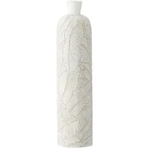 HOME STORY Deko Vase   ¦ weiß ¦ Polyresin (Kunstharz) ¦ Maße (cm): H: 60  Ø: