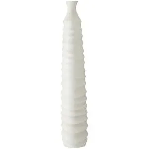 HOME STORY Deko Vase   ¦ weiß ¦ Polyresin (Kunstharz) ¦ Maße (cm): H: 93  Ø: 18