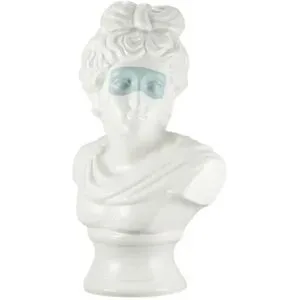 Höffner Deko Figur   ¦ weiß ¦ Porzellan ¦ Maße (cm): B: 16,5 H: 44