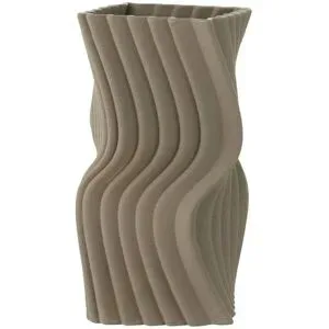 HOME STORY Deko Vase   ¦ braun ¦ Kunststoff ¦ Maße (cm): B: 12 H: 11,5 T: 25.0