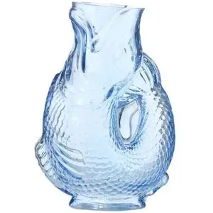 HOME STORY Vase   ¦ blau ¦ Glas ¦ Maße (cm): B: 10 H: 24