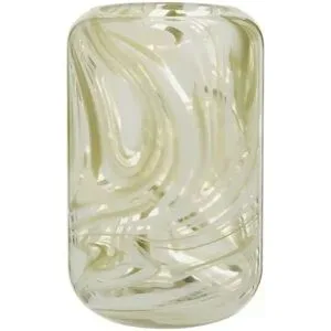HOME STORY Vase   ¦ grün ¦ Glas ¦ Maße (cm): B: 13 H: 20