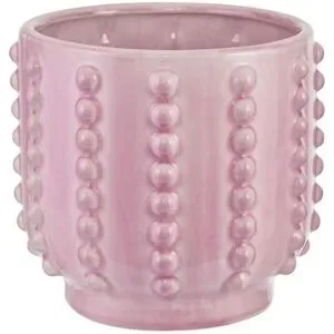 Höffner Übertopf   ¦ rosa/pink ¦ Keramik ¦ Maße (cm): H: 16,5  Ø: 17.5