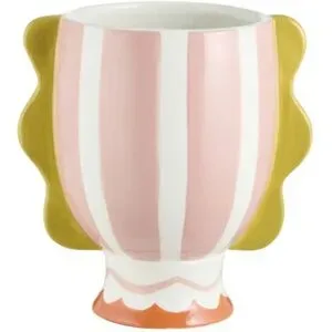 Höffner Vase   ¦ rosa/pink ¦ Dolomite ¦ Maße (cm): B: 19 H: 19,5 T: 15.0