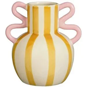Höffner Vase   ¦ orange ¦ Keramik ¦ Maße (cm): B: 20 H: 21 T: 16.5