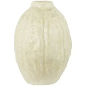 HOME STORY Vase   ¦ beige ¦ Steinzeug ¦ Maße (cm): B: 17 H: 24