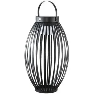HOME STORY LED Solarlaterne   ¦ schwarz ¦ Eisen,Kunststoff ¦ Maße (cm): H: 40